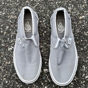 Vans Women's Gray Athletic Shoes Size 9